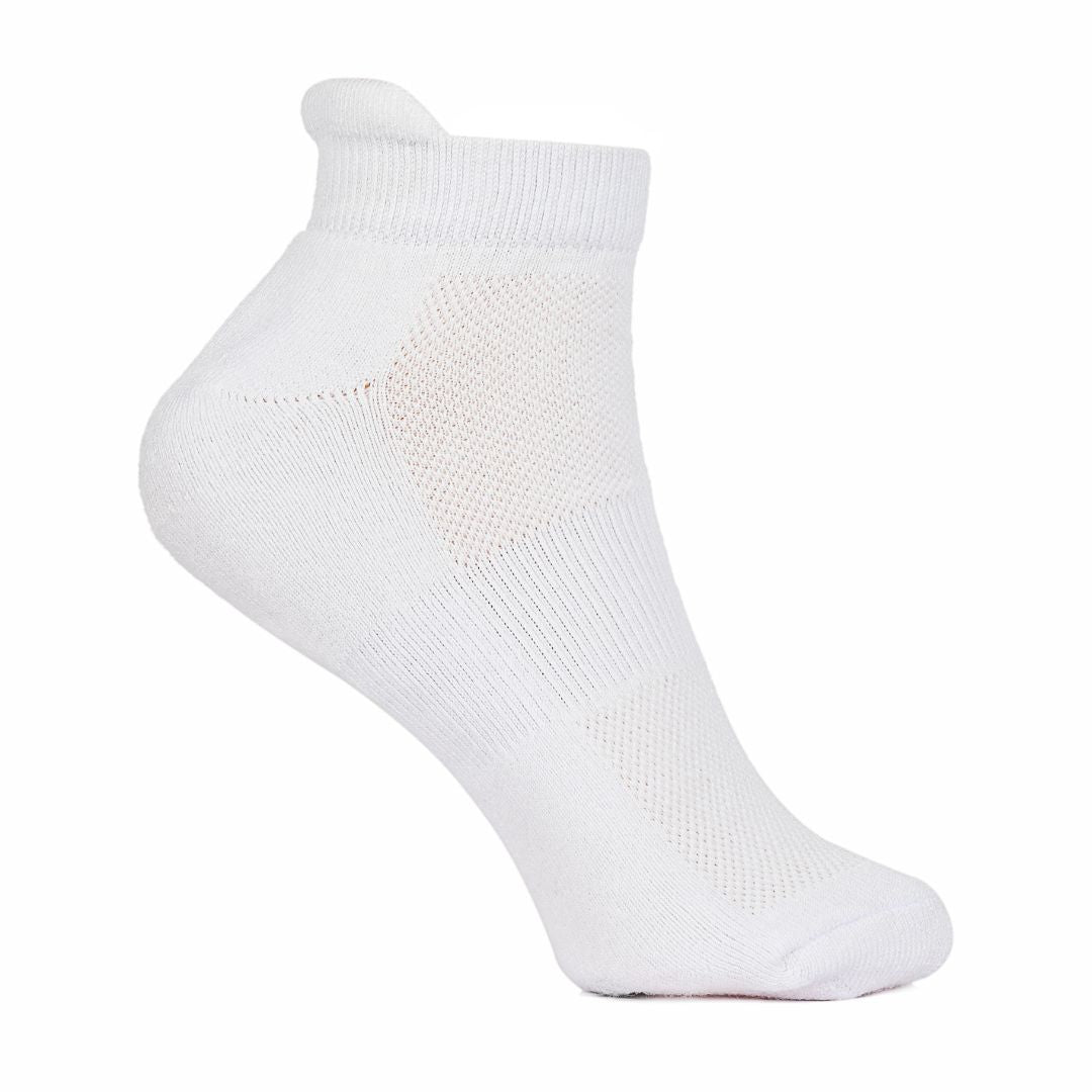 High Performance Bamboo Socks (White - Ankle Height) - Pack of 1